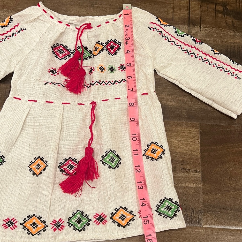 Ukrainian traditional embroidered dress baby girl 12 months 8 months - Picture 4 of 6